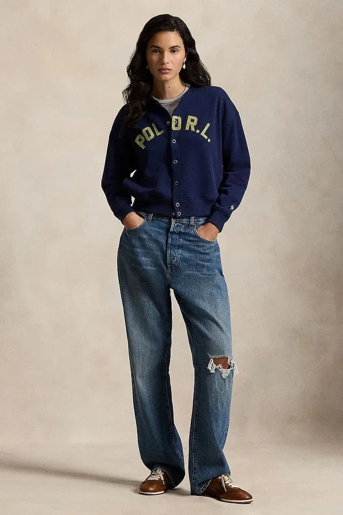 Sudadera de mujer con cremallera de algodón Polo Ralph Lauren