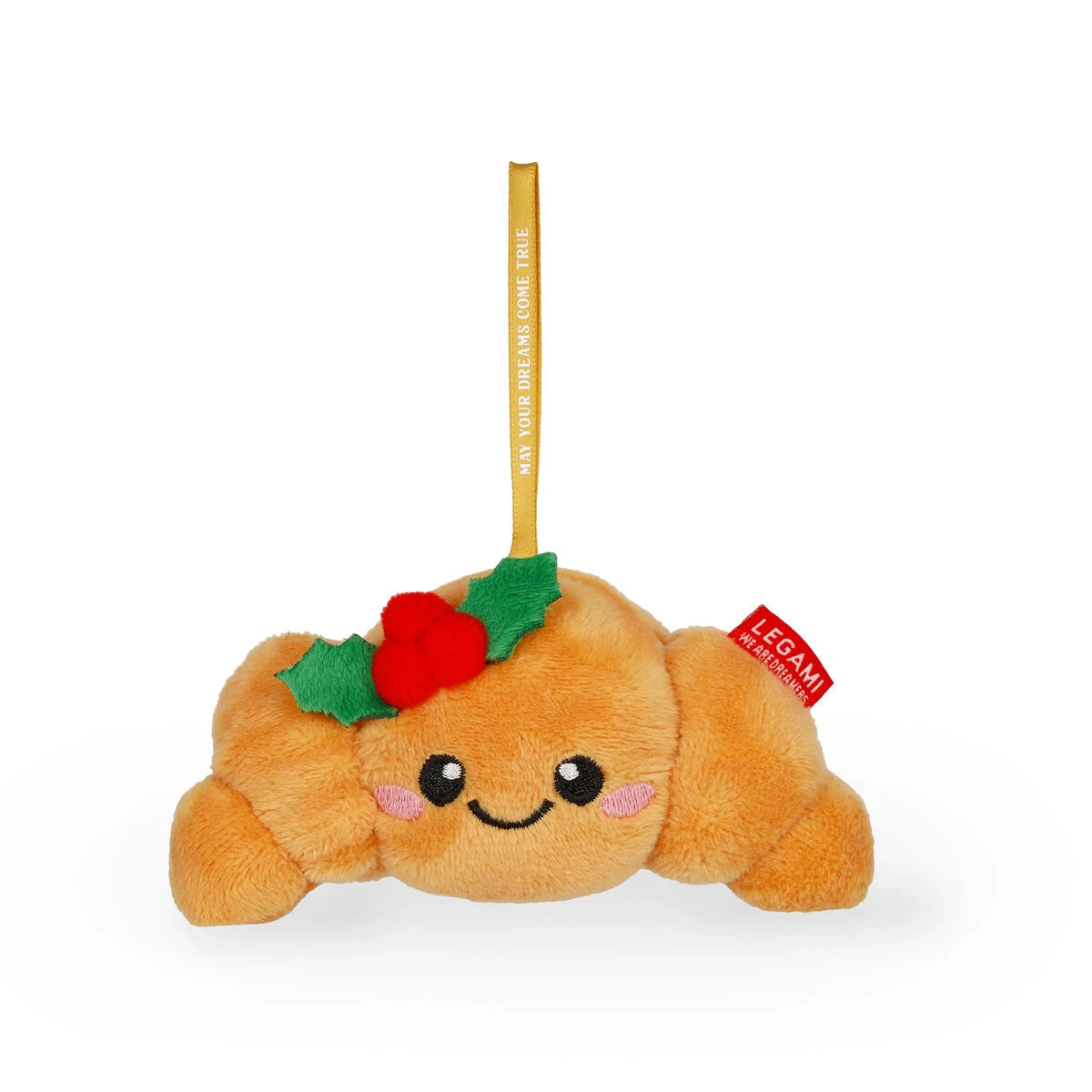 Legami - Adorno de Árbol de Navidad de Juguete de Peluche en Forma de Croissant - Oh-Oh-Ohrnaments
