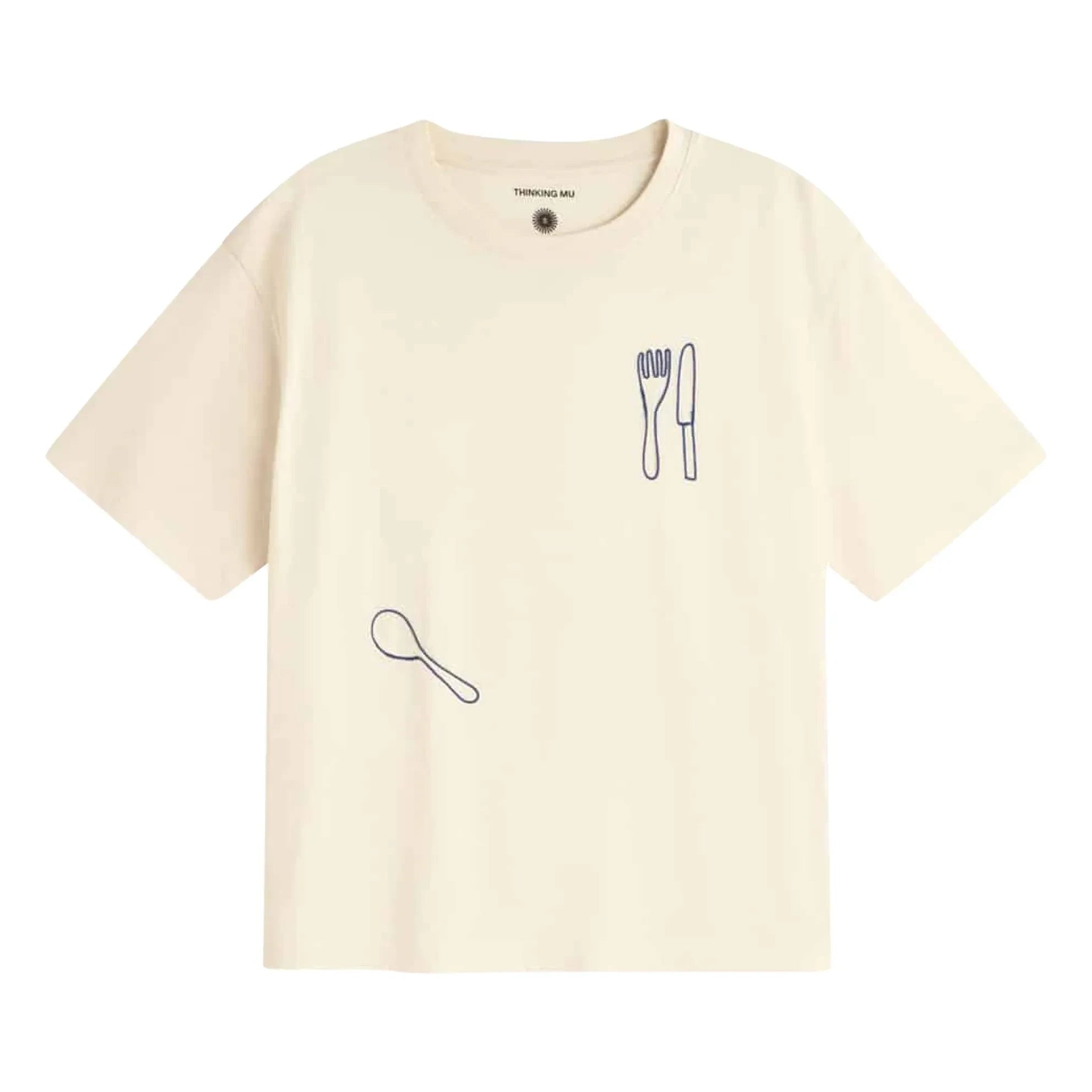 Thinking Mu - Lucia camiseta de algodón orgánico | Crudo
