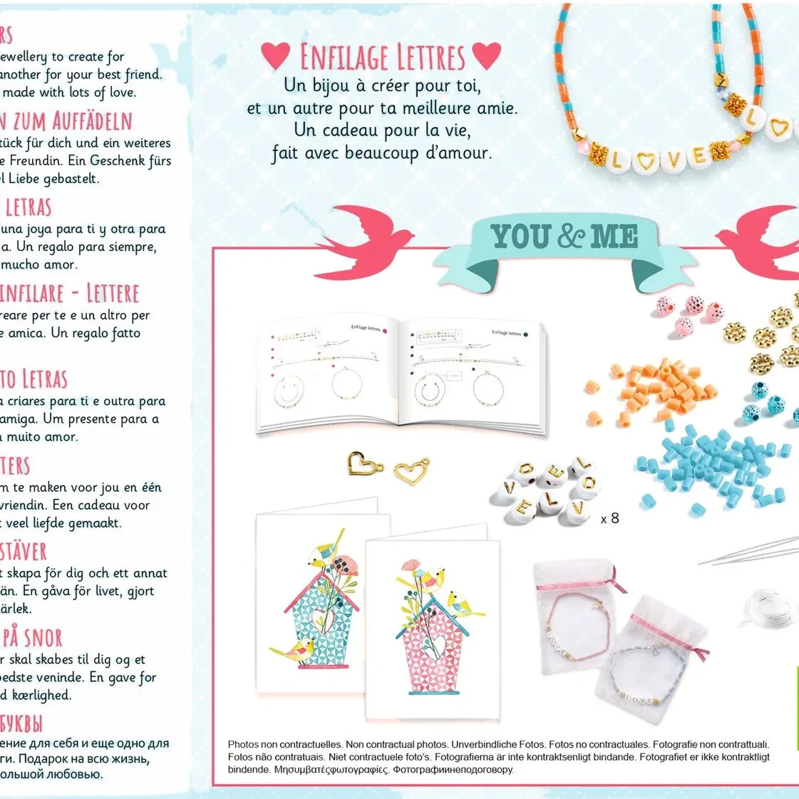 Djeco - DIY Kit - Aşk Bileklikleri