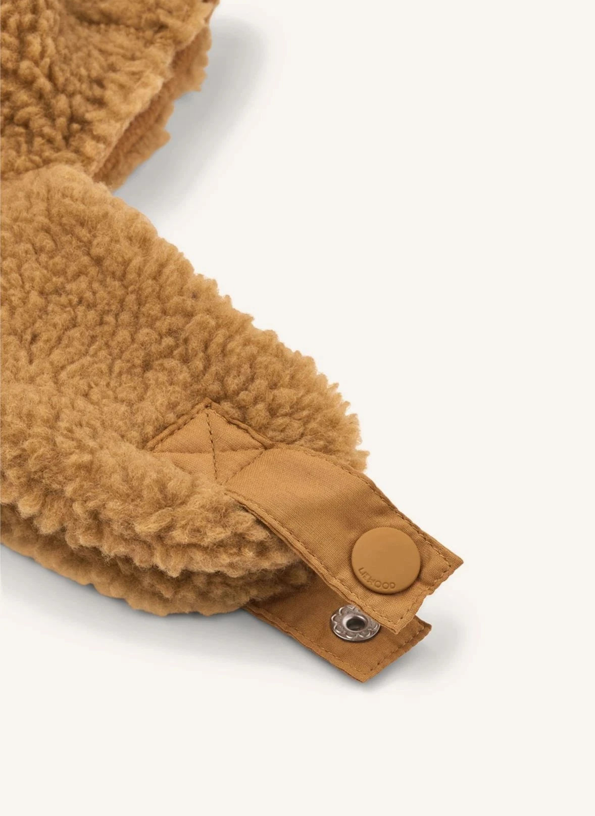 Liewood - Gorra estilo sherpa Bravo de fibras recicladas | Caramelo
