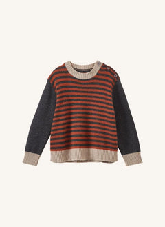 Caramel - Suéter de rayas Chester | Gris