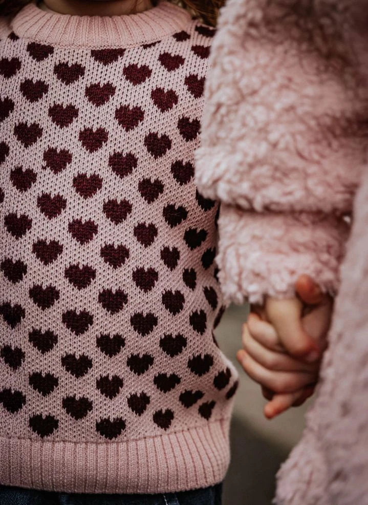 Fliink - Janie Hearts Suéter | Rosa