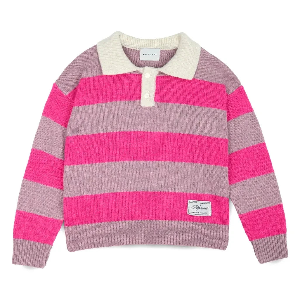 Mipounet - Andrea Polo Jersey de punto | Rosa