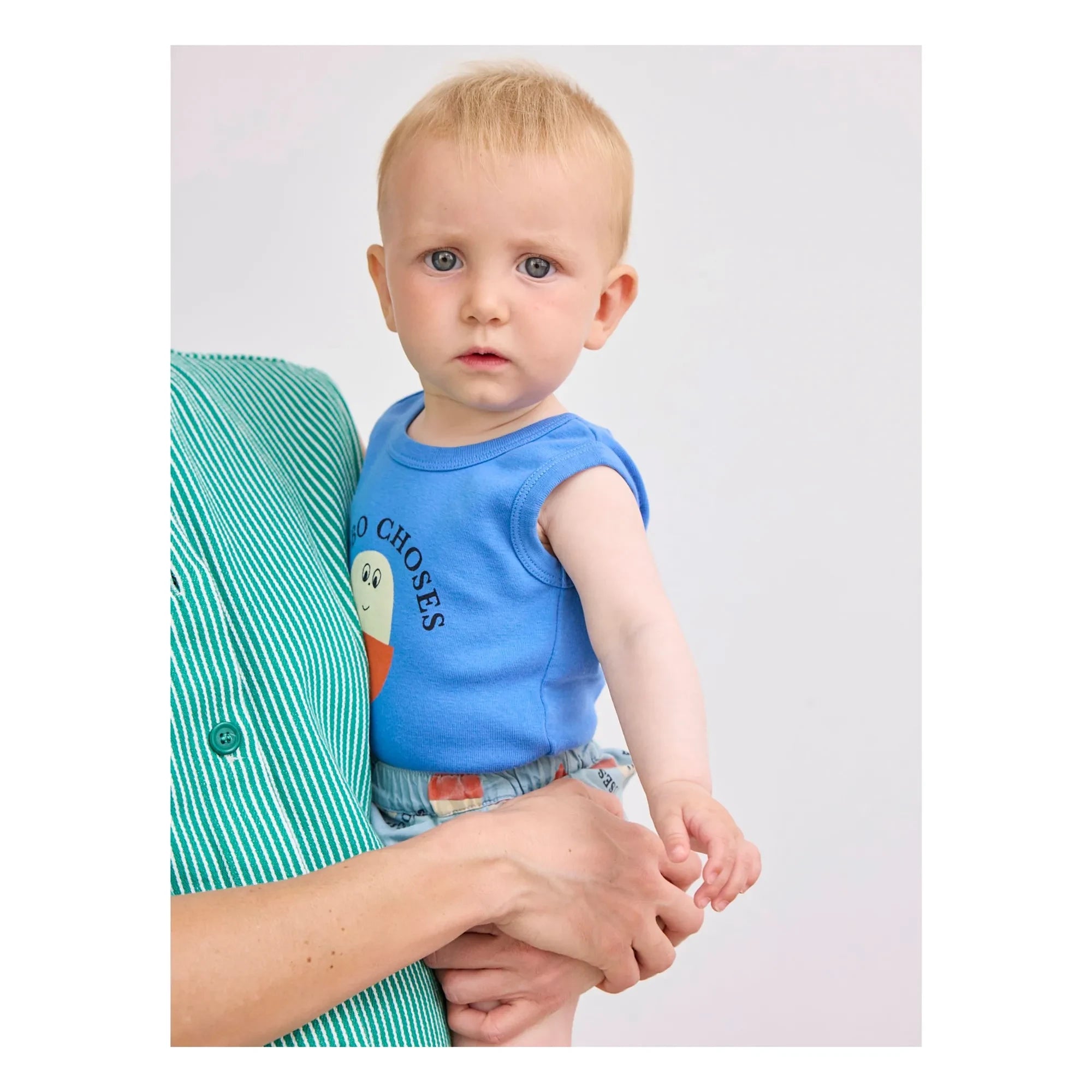 Bobo Choses - Bobo body sin mangas de algodón orgánico | Azul