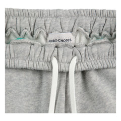 Bobo Choses - Jogger de algodón orgánico con diadema | Gris jaspeado