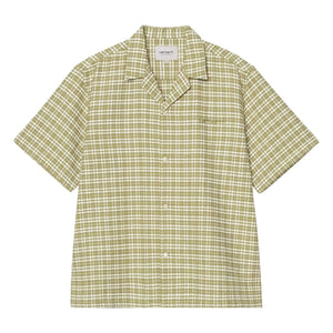 Carhartt WIP - Carreaux S/S Kander Gömlek | Sarı yeşil