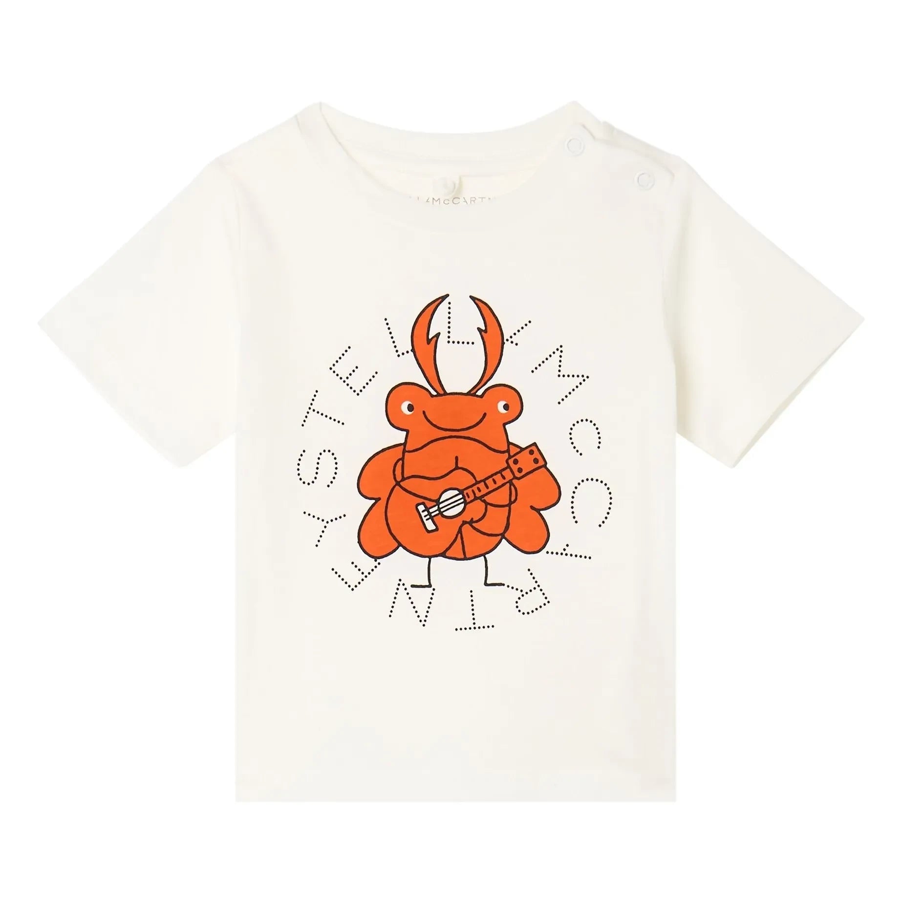 Stella McCartney Kids - Camiseta de insectos Algodón orgánico | Marfil