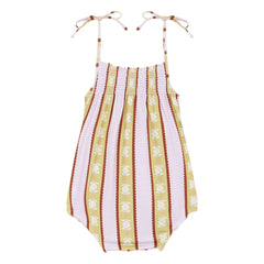 birinit - Traje de baño de rayas para bebé Caspe | Rosa claro