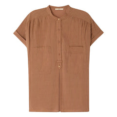 Sessùn - Blusa de rayas Camille | Marrón