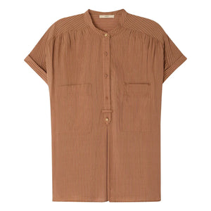 Sessùn - Blusa de rayas Camille | Marrón