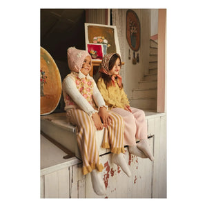 Louise Misha - Salia Çizgili File Pantolon | Karamel
