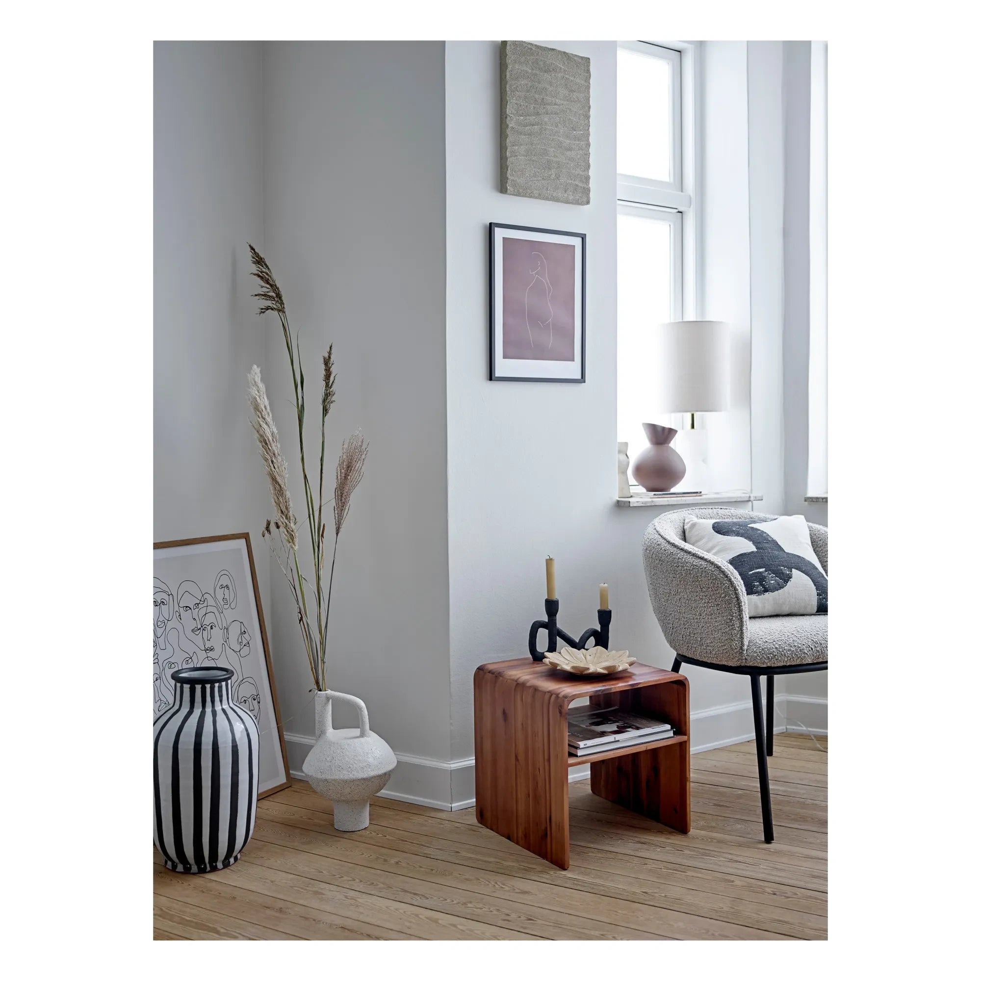 Bloomingville - Jarrón de gres Nicita | Hazel