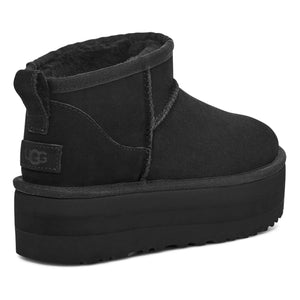 UGG - Botines de plataforma Classic Mini Forro | Negro