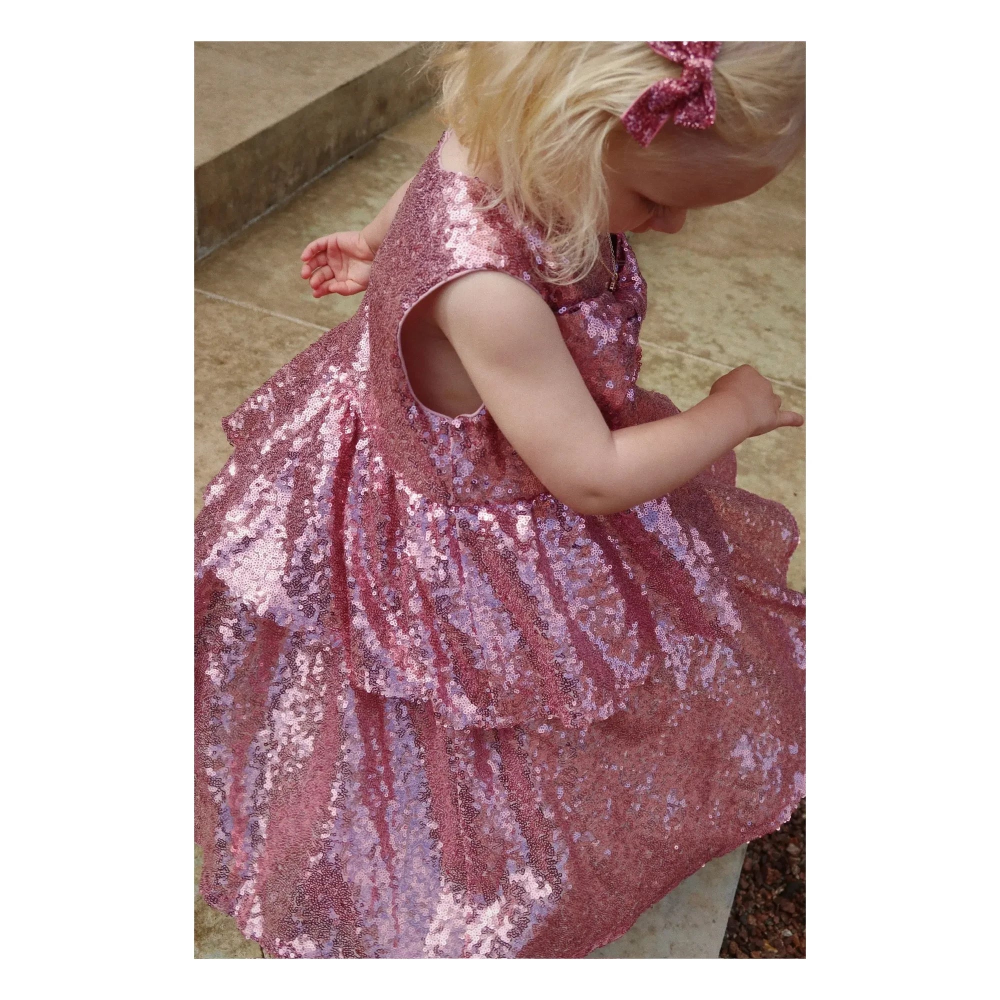 Konges Sløjd - Vestido de lentejuelas Rosie | Rosa