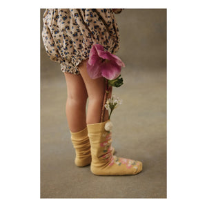 Louise Misha - Calcetines altos Chelie Fleurie | Honey