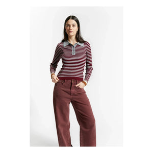 Indee - Polo Rayas Wallaby | Burdeos