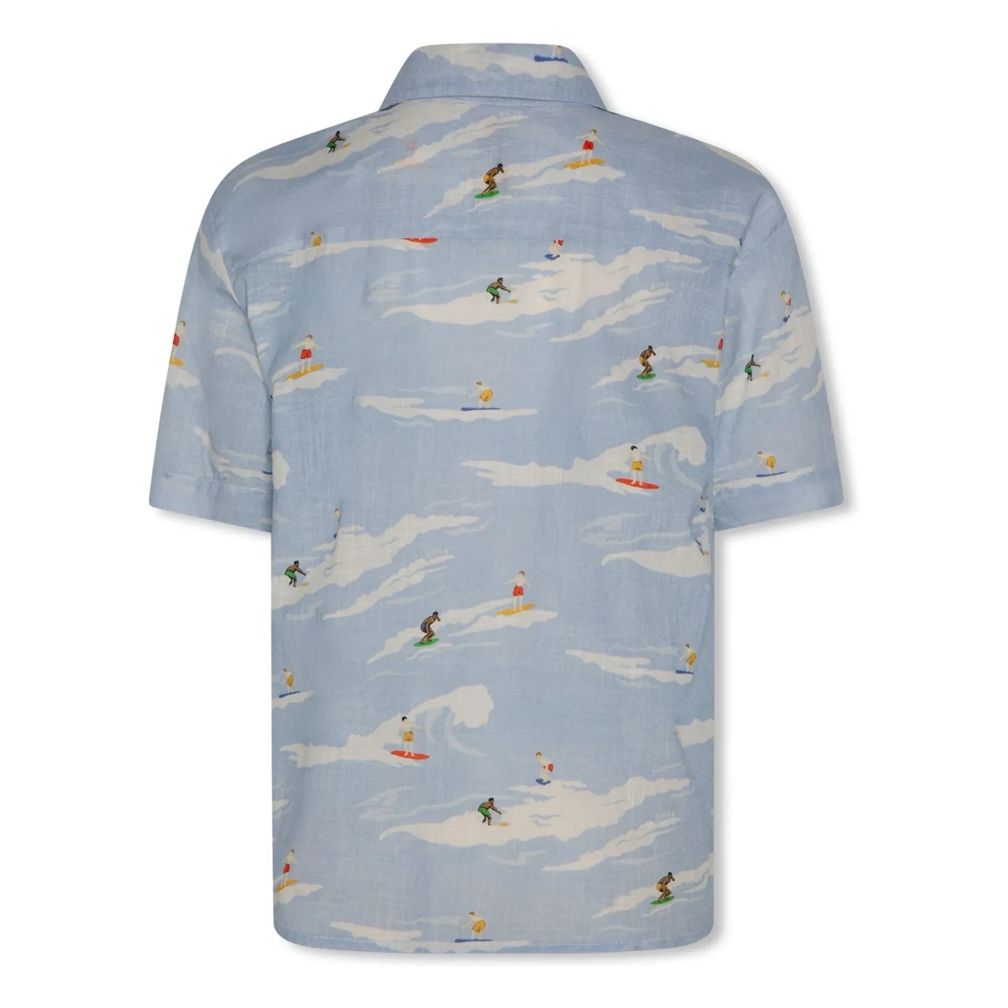 AO76 - Camisa Hawaiian Rolls | Azul claro