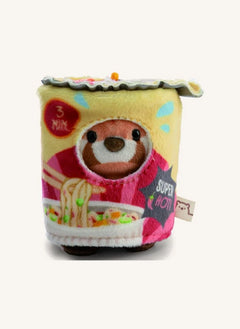Nici - Panda de Peluche Rojo Akai y Disfraz de Fideos | Naranja