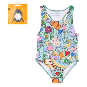 Stella McCartney Niños - Bañador de Chenilla con Fibras Recicladas | Verde