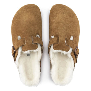 BIRKENSTOCK - Zuecos Boston Shearling - Colección Adultos | Caramelo