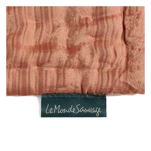 Le Monde Sauvage - Ritournelle fular de seda | Rosa empolvado