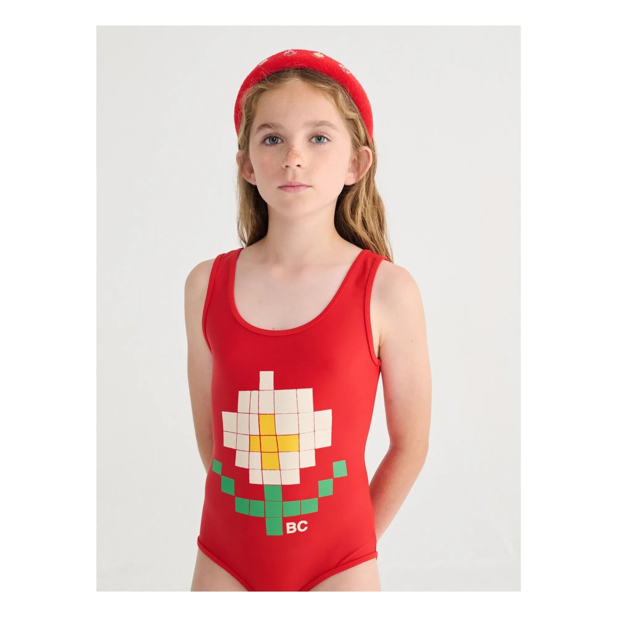 Bobo Choses - Bañador de fibra reciclada Marguerite | Rojo