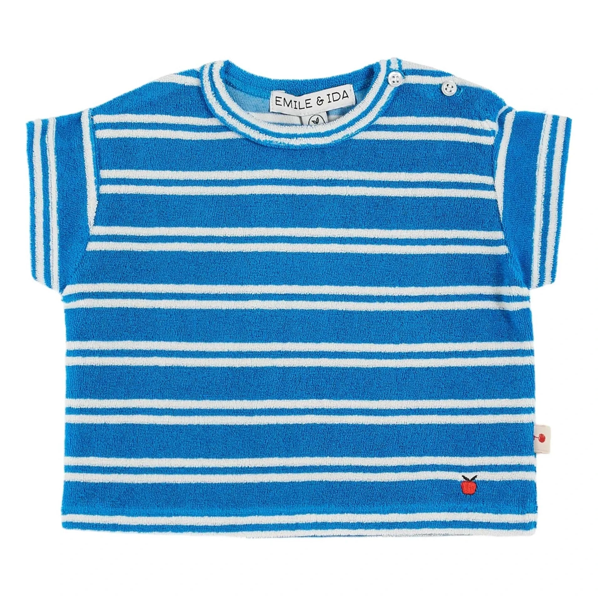 Emile et Ida - Camiseta de rayas Terry | Azul