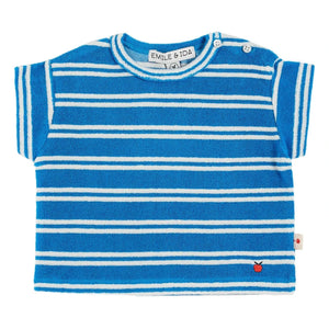 Emile et Ida - Camiseta de rayas Terry | Azul