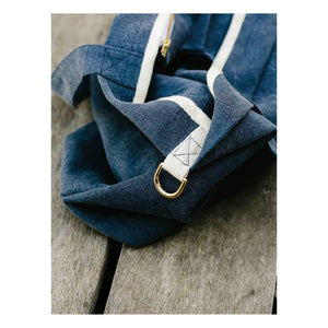 Adorna - Bolso tote de lino | Azul marino