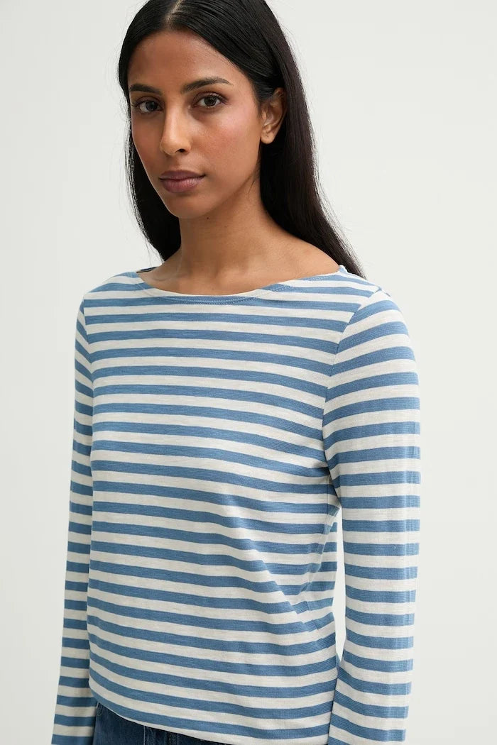 Blusa de manga larga de algodón para mujer Marc O'Polo