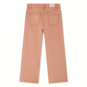 Bonpoint - Pantalones Jayjay de algodón orgánico | Rosa empolvado