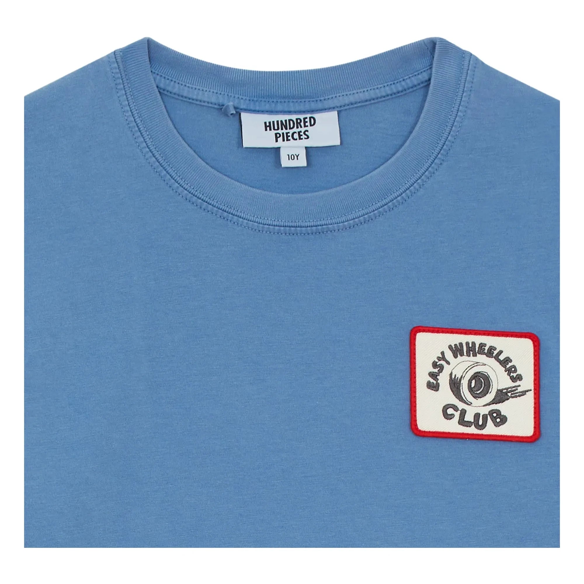 Hundred Pieces - Camiseta de algodón orgánico Finn | Azul marino