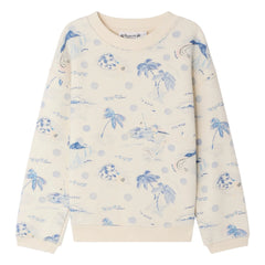 Bonpoint - Sudadera de algodón orgánico Tonino | Crudo