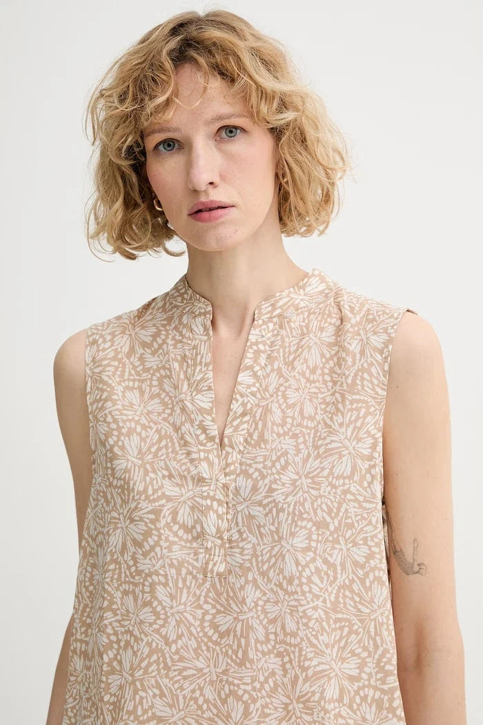 Blusa de algodón de tirantes para mujer Marc O'Polo