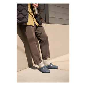 BIRKENSTOCK - Sandalias Boston Horma Estándar - Colección Adulto | Gris carbón