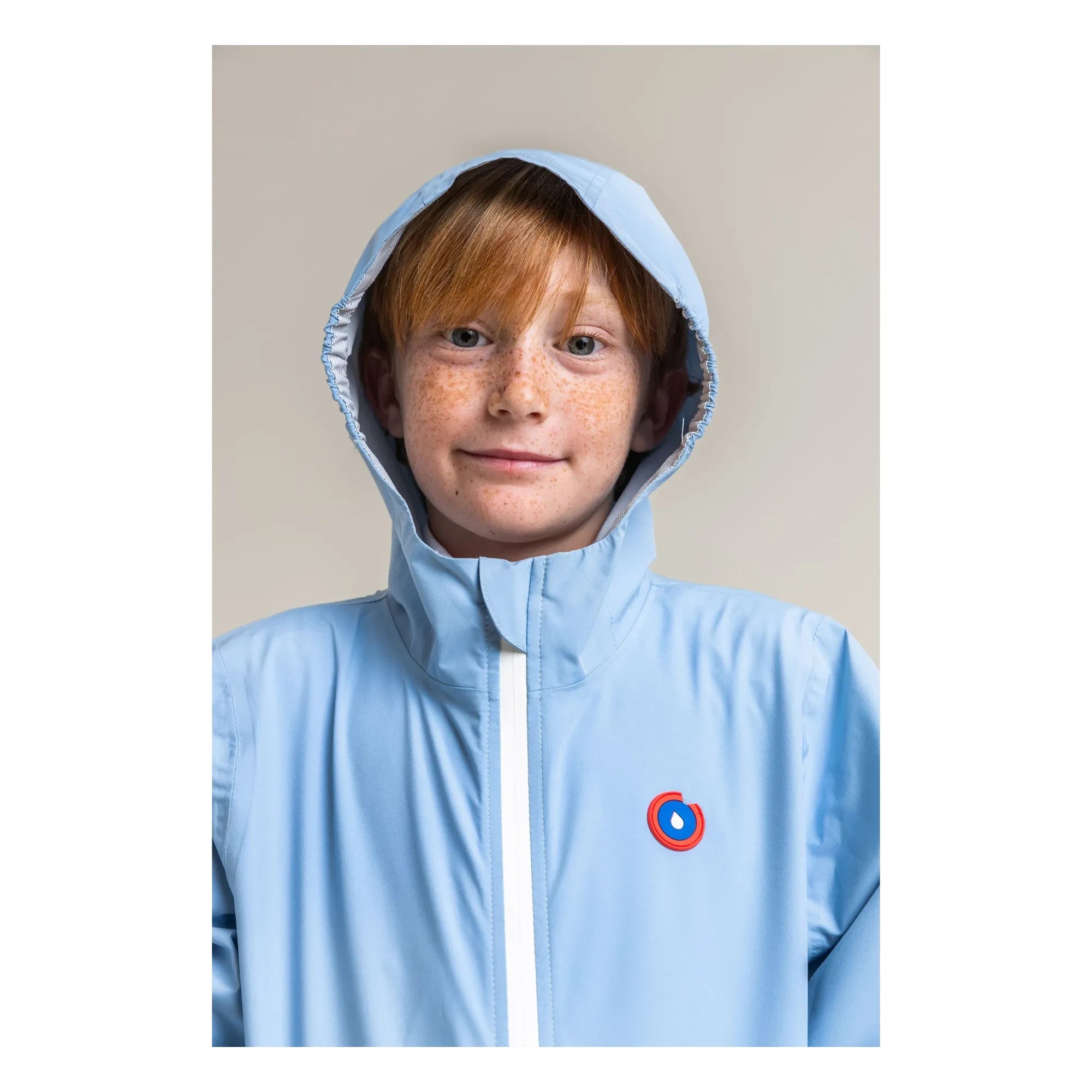 Flotte - Bastille Cortavientos Impermeable de Fibra Reciclada | Azul Claro