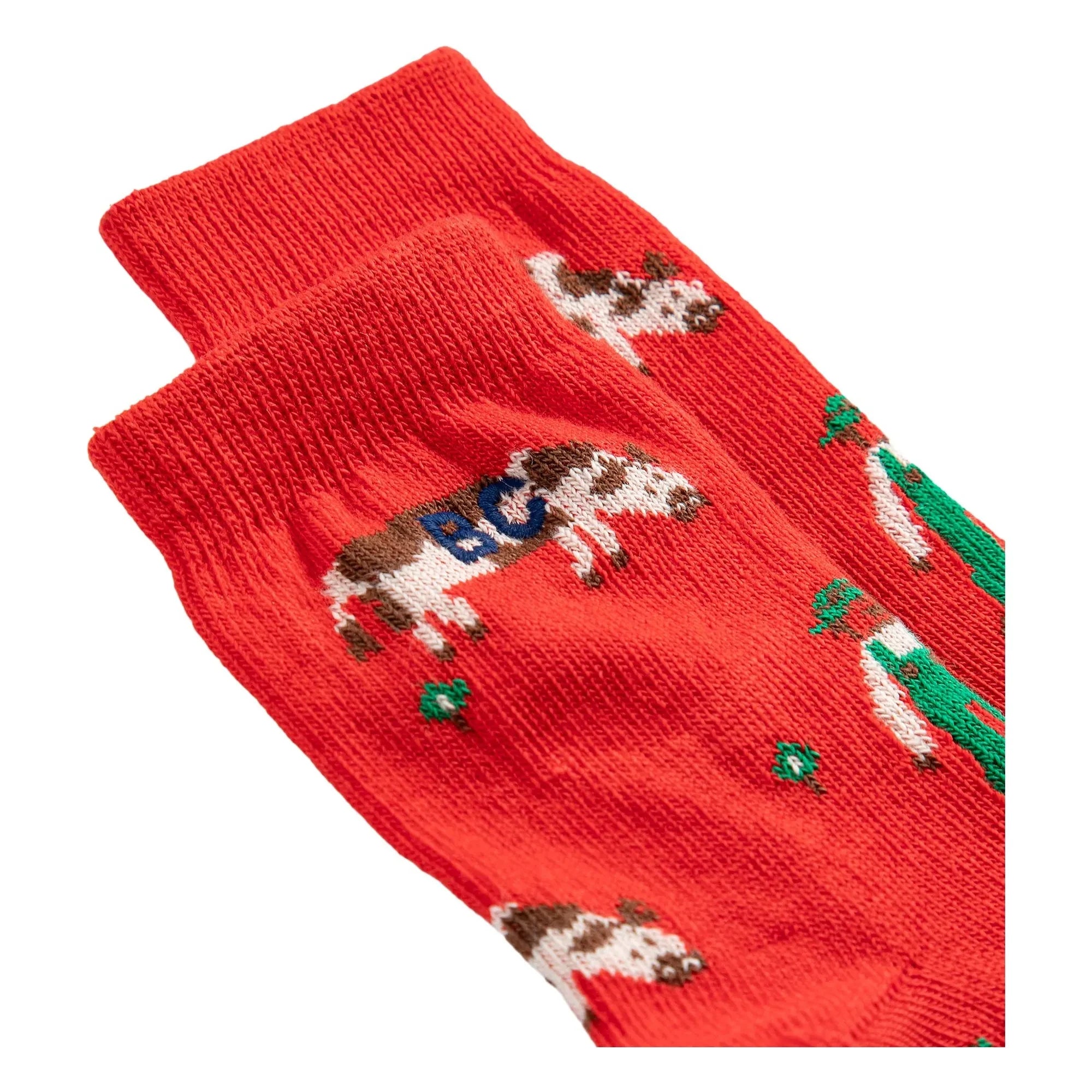 Bobo Choses - Calcetines de granja de algodón orgánico | Rojo
