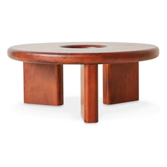HKliving - Mesa de centro de madera Talking