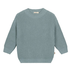 Yuki - Jersey de Algodón Orgánico Grueso | Azul