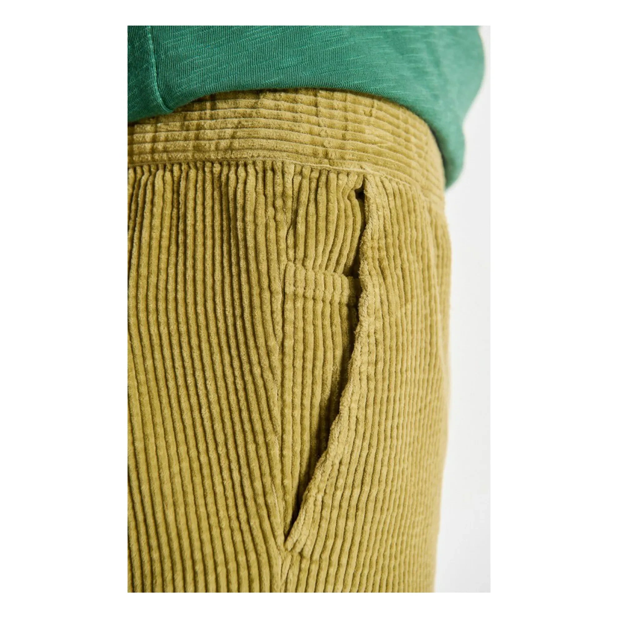 American Vintage - Pantalón de terciopelo Padow | Caqui claro