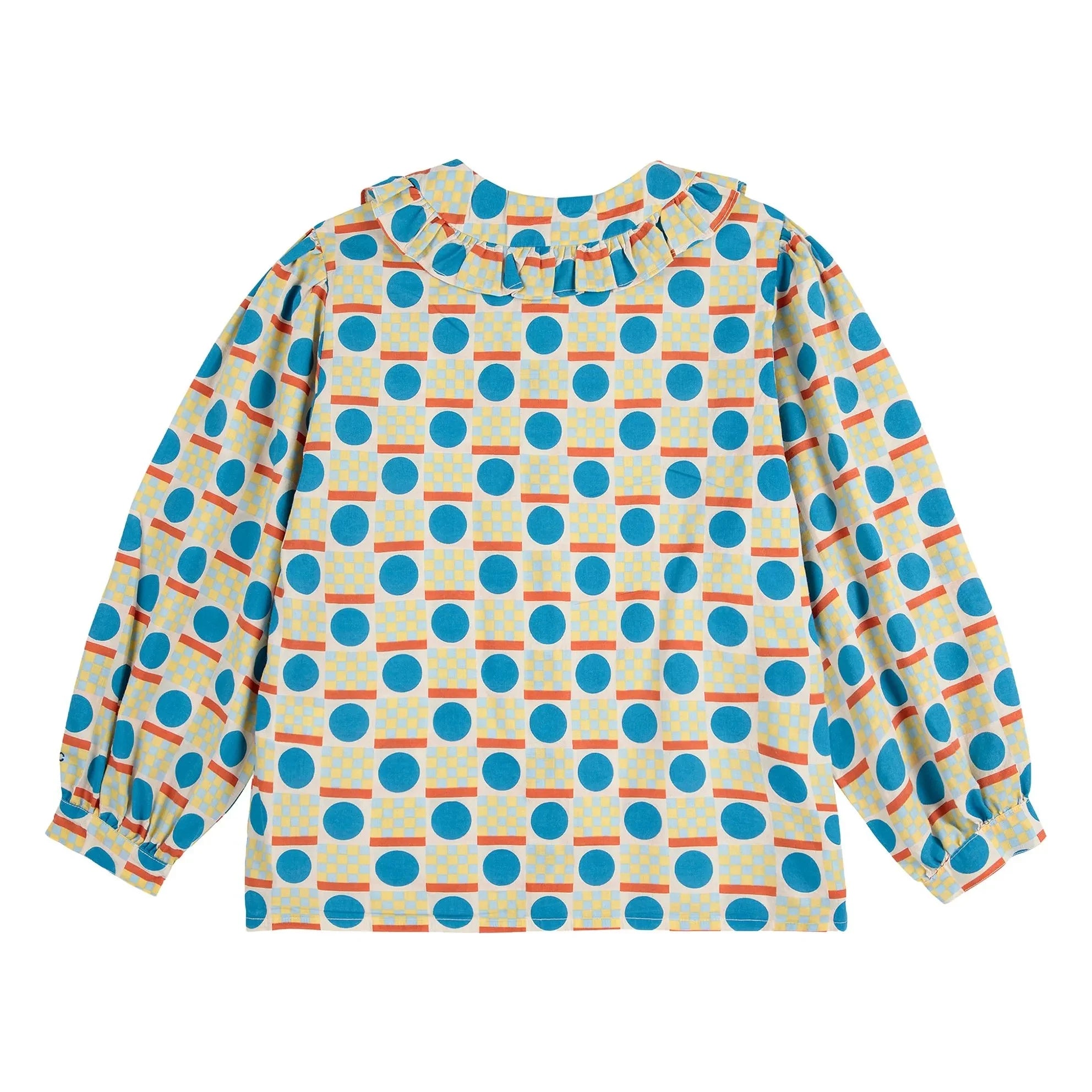 Bobo Choses - Blusa geométrica de algodón orgánico | Crudo