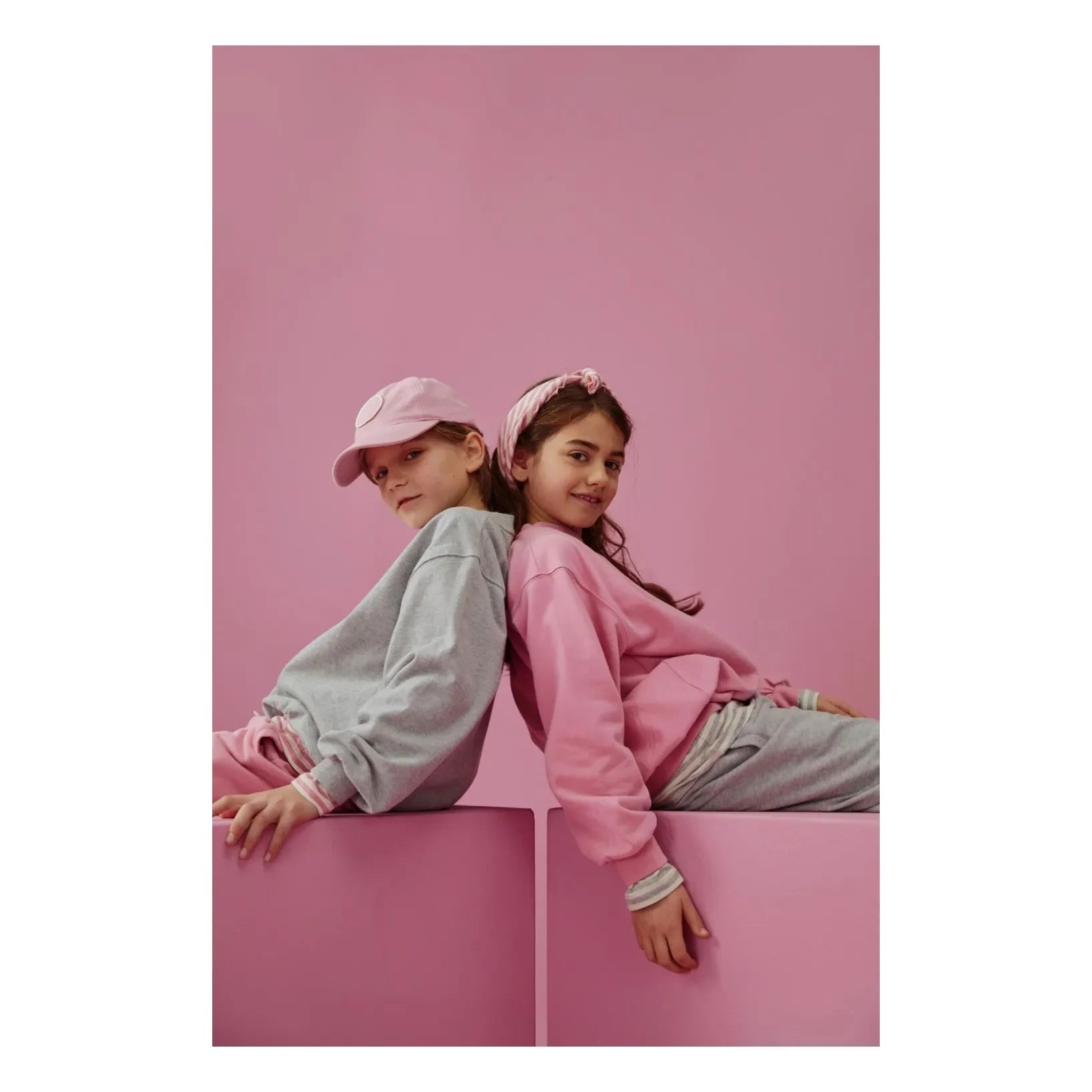 Gray Label - Organik pamuklu sweatshirt | Pembe