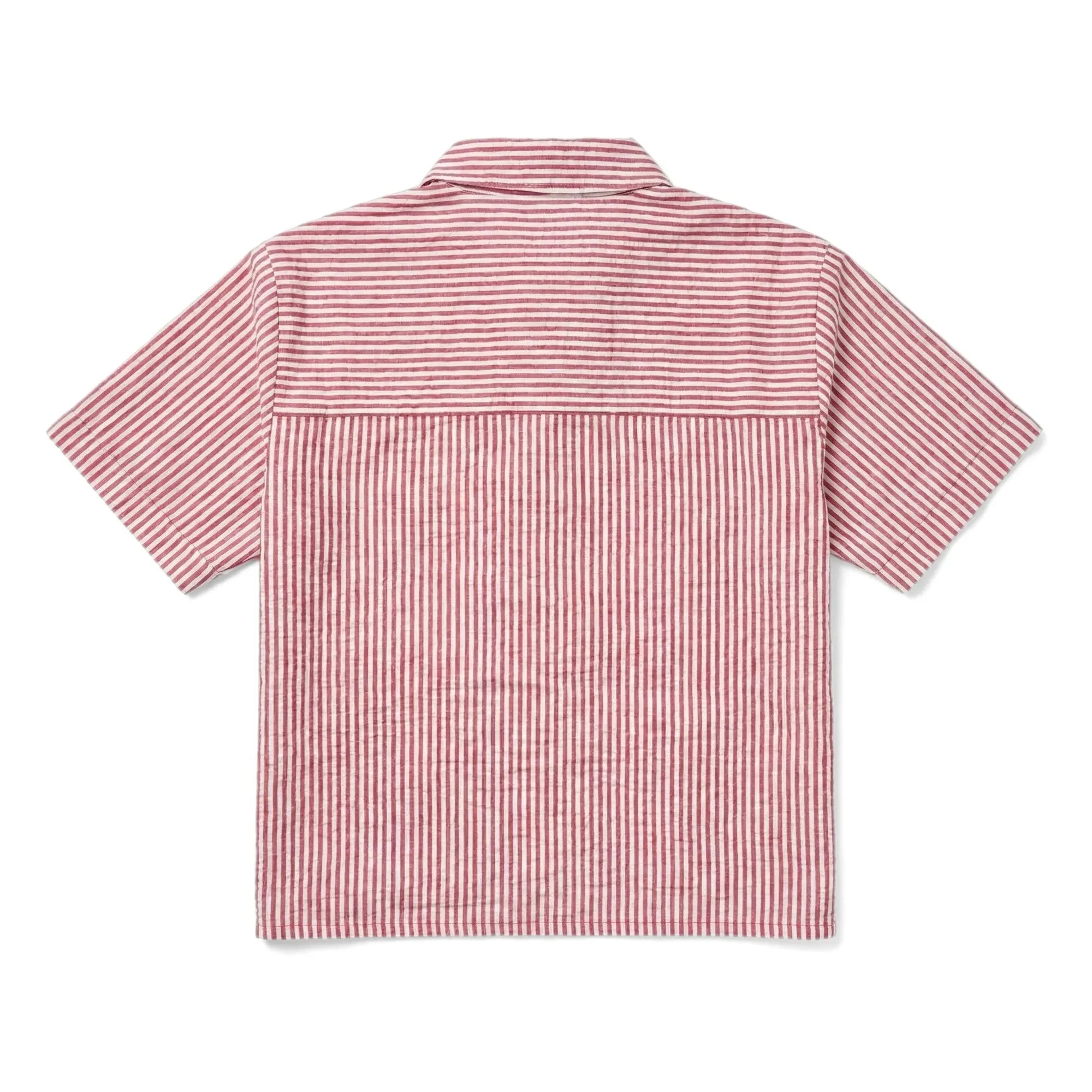 Smallable Kid - Camisa a rayas Sawyer | Rojo cereza