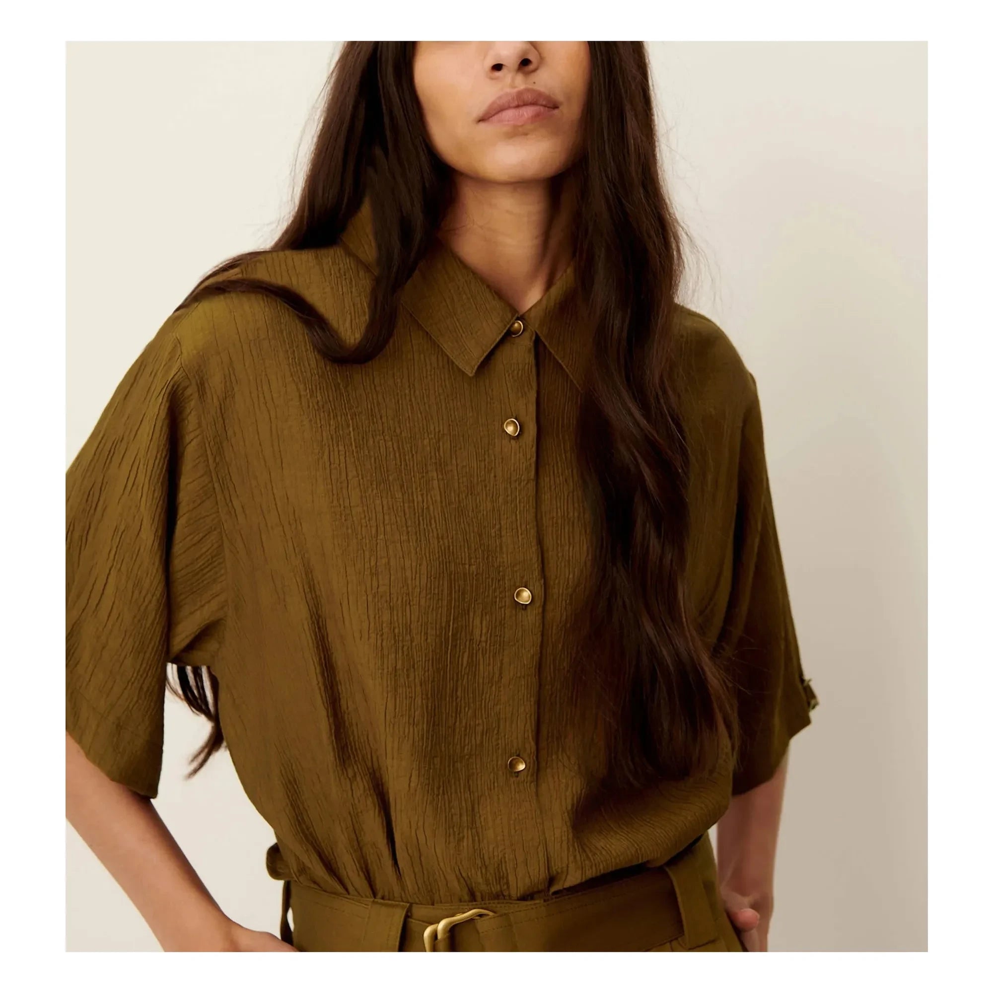 Sessùn - Blusa Kalya | Caqui