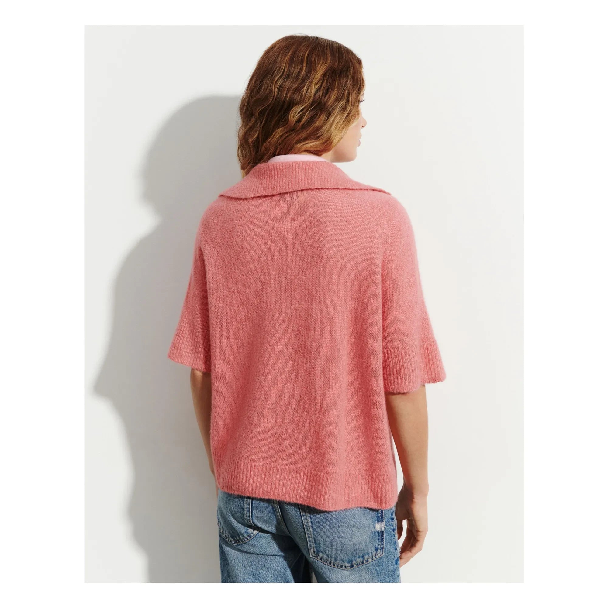 Bompard - Polo de alpaca y cachemira de seda | Rosa caramelo