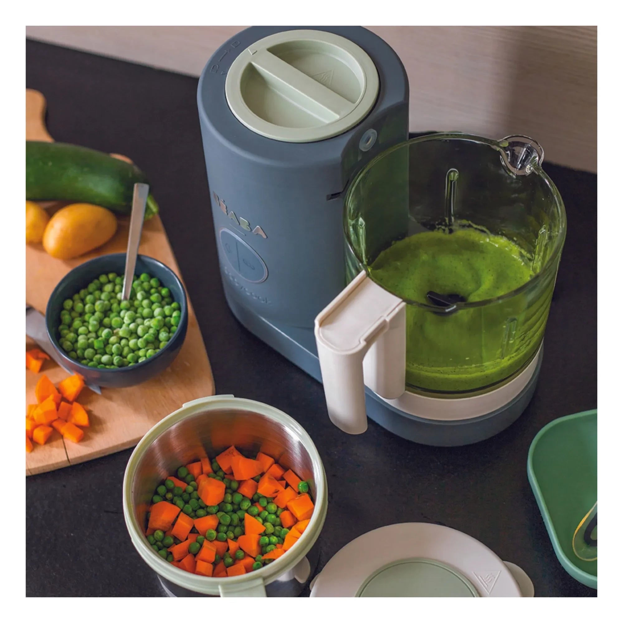 Béaba - Robot de cocina 4 en 1 BabyCook Neo | Gris