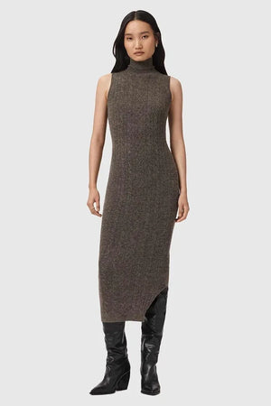 Vestido y cárdigan de lana AllSaints