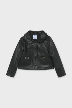 Chaqueta corta de piel sintética Mayoral para niños
