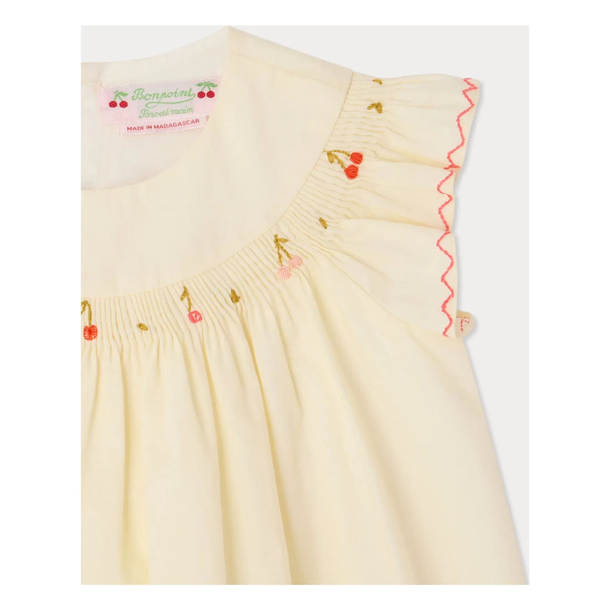 Bonpoint - Vestido Amantine de algodón orgánico | Crudo